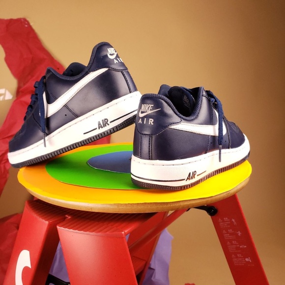 Nike Air Force 1 midnight navy and white - Picture 4 of 10